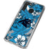 NFL Carolina Panthers Tropical Print Galaxy A21 Clear Case