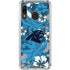 NFL Carolina Panthers Tropical Print Galaxy A30 Clear Case