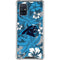 NFL Carolina Panthers Tropical Print Galaxy A71 5G Clear Case