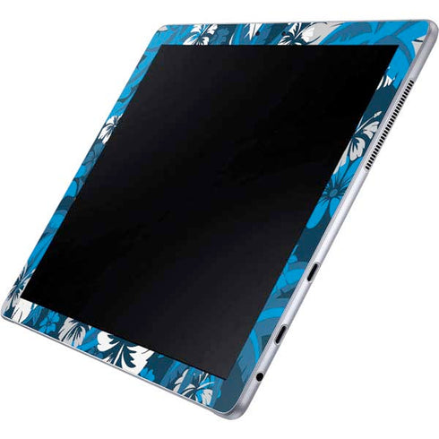 NFL Carolina Panthers Tropical Print Galaxy Book 12in Skin