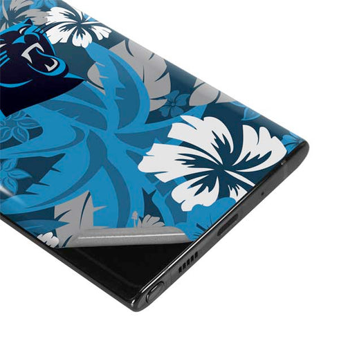 NFL Carolina Panthers Tropical Print Galaxy Note 10 Skin