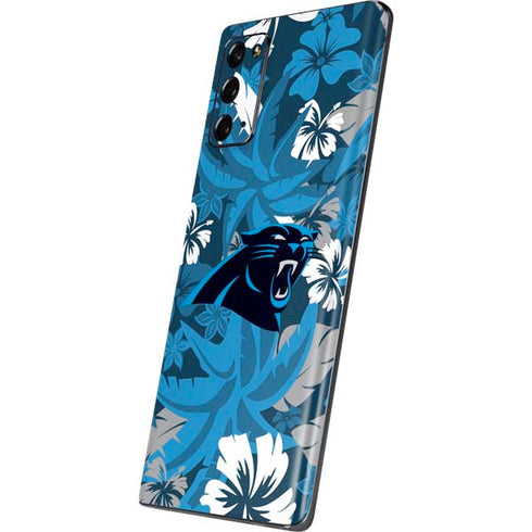 NFL Carolina Panthers Tropical Print Galaxy Note20 5G Skin