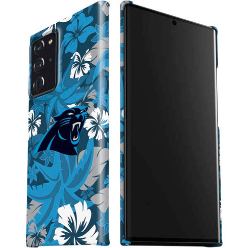 NFL Carolina Panthers Tropical Print Galaxy Note20 Ultra 5G Lite Case