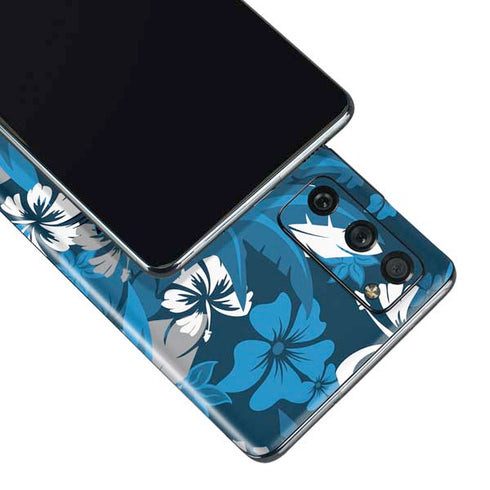 NFL Carolina Panthers Tropical Print Galaxy S20 Fan Edition Skin