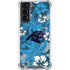 NFL Carolina Panthers Tropical Print Galaxy S21 5G Clear Case