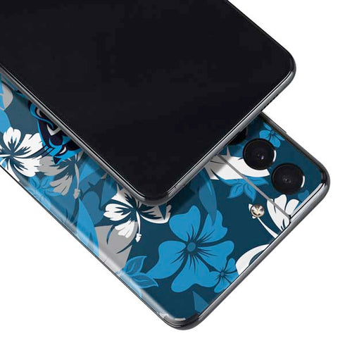 NFL Carolina Panthers Tropical Print Galaxy S21 5G Skin