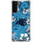 NFL Carolina Panthers Tropical Print Galaxy S21 Plus 5G Clear Case