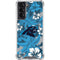 NFL Carolina Panthers Tropical Print Galaxy S22 Clear Case