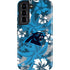 NFL Carolina Panthers Tropical Print Galaxy S22 Pro Case