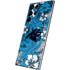 NFL Carolina Panthers Tropical Print Galaxy S22 Ultra Skin