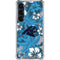 NFL Carolina Panthers Tropical Print Galaxy S23 Clear Case