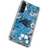 NFL Carolina Panthers Tropical Print Galaxy S23 Plus Clear Case