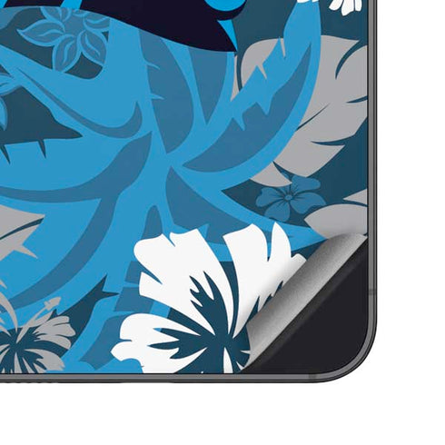 NFL Carolina Panthers Tropical Print Galaxy S23 Plus Skin