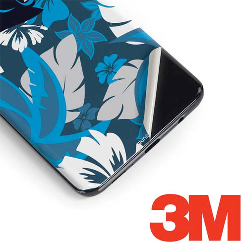 NFL Carolina Panthers Tropical Print Galaxy S9 Skin