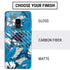 NFL Carolina Panthers Tropical Print Galaxy S9 Skin