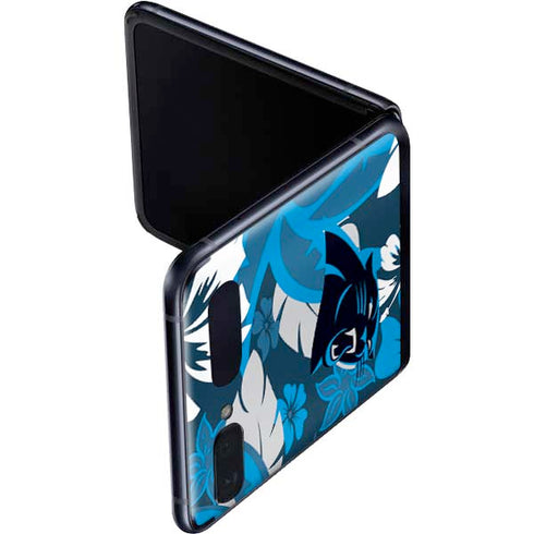 NFL Carolina Panthers Tropical Print Galaxy Z Flip Skin