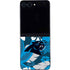 NFL Carolina Panthers Tropical Print Galaxy Z Flip5 5G Skin