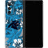 NFL Carolina Panthers Tropical Print Galaxy Z Fold2 5G Skin