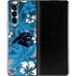 NFL Carolina Panthers Tropical Print Galaxy Z Fold3 5G Skin
