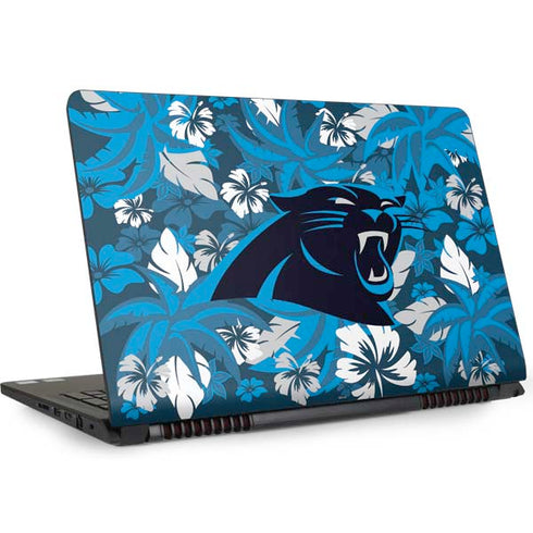 NFL Carolina Panthers Tropical Print Dell Inspiron Skin