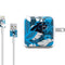 NFL Carolina Panthers Tropical Print iPad Charger (10W USB) Skin