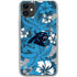 NFL Carolina Panthers Tropical Print iPhone 11 Clear Case