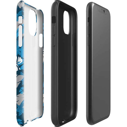 NFL Carolina Panthers Tropical Print iPhone 11 Impact Case