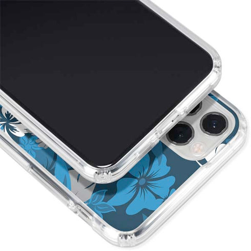 NFL Carolina Panthers Tropical Print iPhone 11 Pro Clear Case