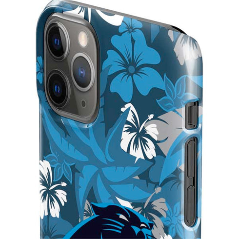 NFL Carolina Panthers Tropical Print iPhone 11 Pro Lite Case