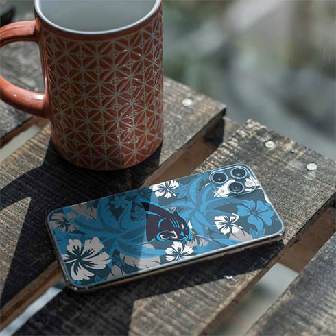 NFL Carolina Panthers Tropical Print iPhone 11 Pro Max Skin