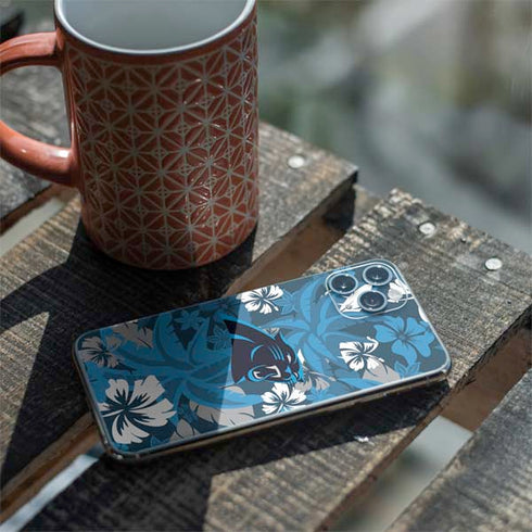NFL Carolina Panthers Tropical Print iPhone 11 Pro Skin