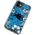 NFL Carolina Panthers Tropical Print iPhone 12 Mini Clear Case