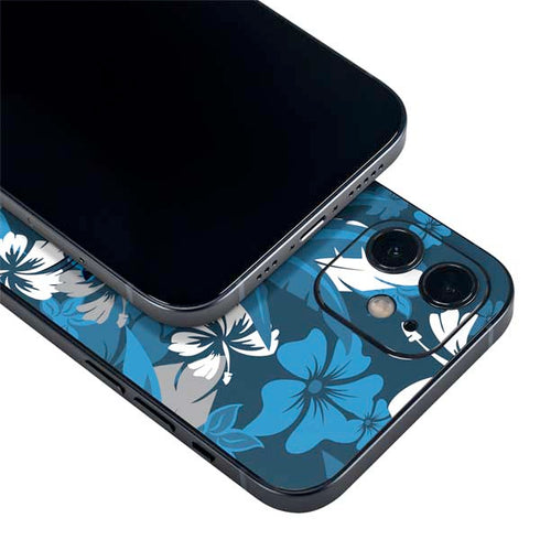 NFL Carolina Panthers Tropical Print iPhone 12 Mini Skin