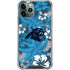 NFL Carolina Panthers Tropical Print iPhone 12 Pro Clear Case