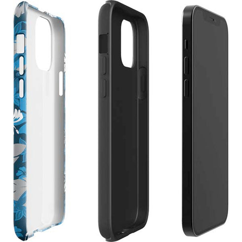NFL Carolina Panthers Tropical Print iPhone 12 Pro Impact Case
