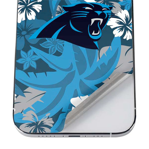 NFL Carolina Panthers Tropical Print iPhone 12 Pro Max Skin