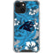 NFL Carolina Panthers Tropical Print iPhone 13 Clear Case