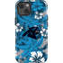 NFL Carolina Panthers Tropical Print iPhone 15 Impact Case