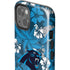 NFL Carolina Panthers Tropical Print iPhone 15 Impact Case