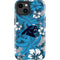 NFL Carolina Panthers Tropical Print iPhone 15 Plus Impact Case