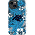 NFL Carolina Panthers Tropical Print iPhone 15 Plus Impact Case