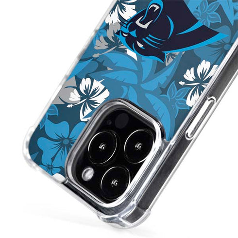 NFL Carolina Panthers Tropical Print iPhone 15 Pro Max MagSafe Case