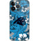 NFL Carolina Panthers Tropical Print iPhone 14 Pro Skin