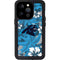 NFL Carolina Panthers Tropical Print iPhone 14 Pro Waterproof Case