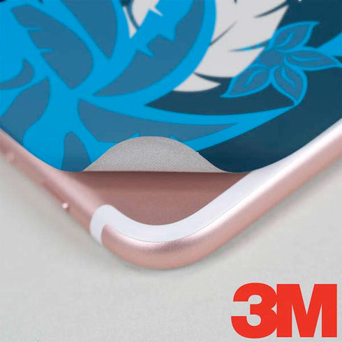 NFL Carolina Panthers Tropical Print iPhone 7 Skin