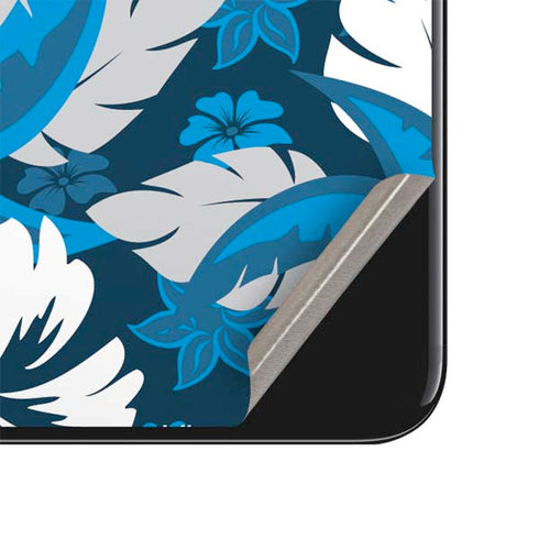 NFL Carolina Panthers Tropical Print iPhone SE (2nd & 3rd Gen) Skin