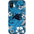 NFL Carolina Panthers Tropical Print iPhone X Pro Case
