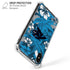 NFL Carolina Panthers Tropical Print iPhone XS Max Clear Case