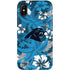 NFL Carolina Panthers Tropical Print iPhone XS Pro Case