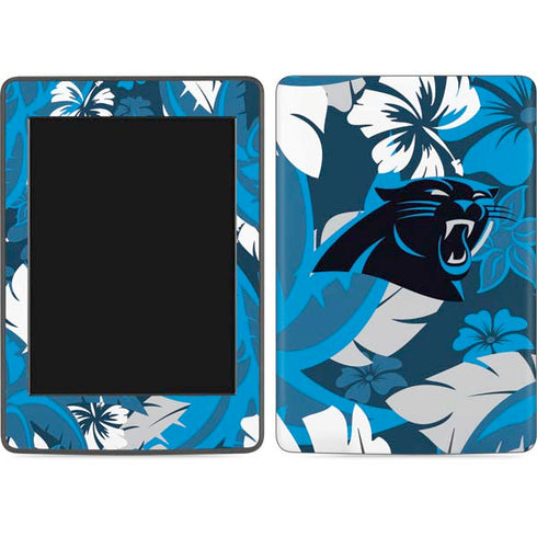 NFL Carolina Panthers Tropical Print Amazon Kindle Skin